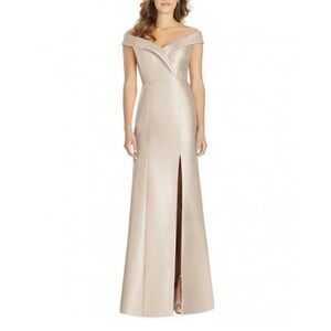 NWT Alfred Sung D760 off the shoulder dress